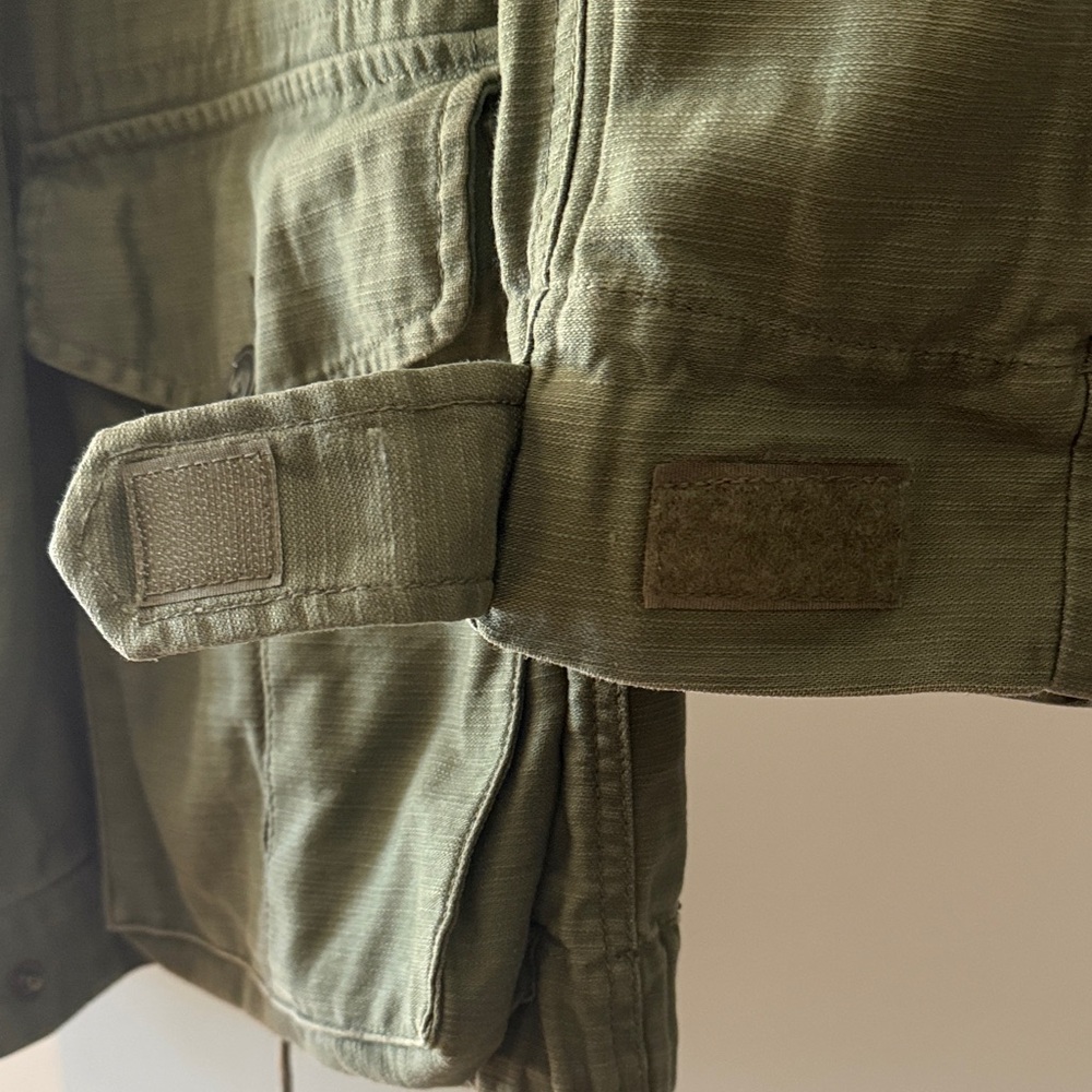 Bar III Olive Utility Jacket in 100% Cotton - Picture 11 of 15
